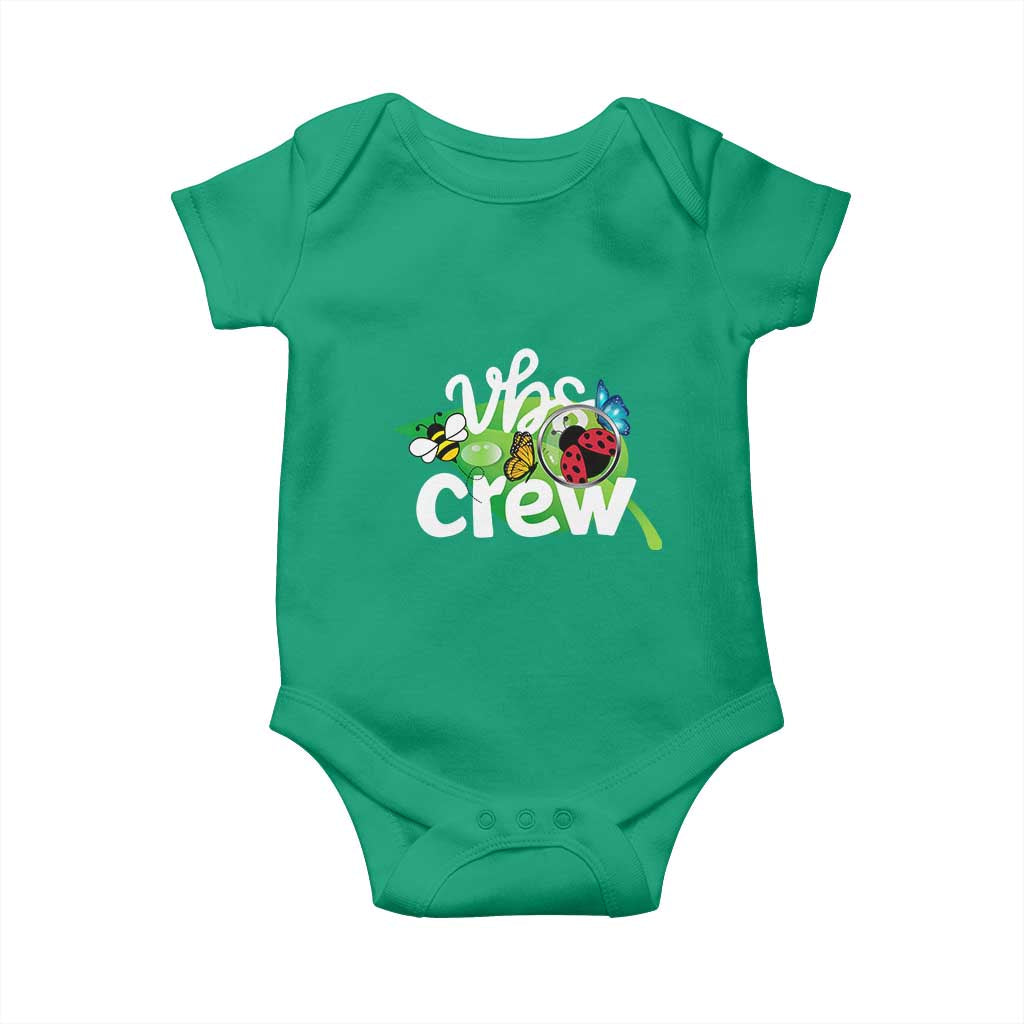 VBS Crew 2025 Baby Onesie Magnified Smallest Insects Adventure Vacation Bible School Squad - Wonder Print Shop