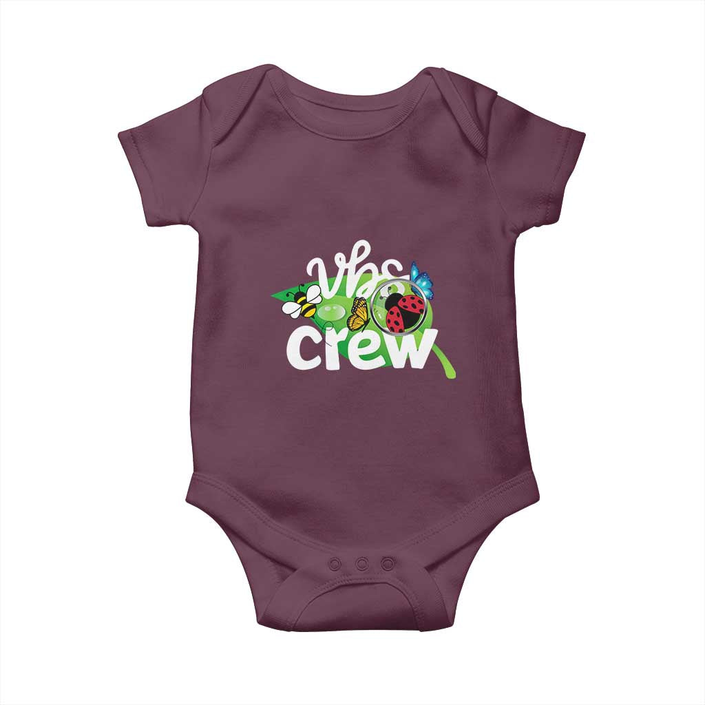 VBS Crew 2025 Baby Onesie Magnified Smallest Insects Adventure Vacation Bible School Squad - Wonder Print Shop