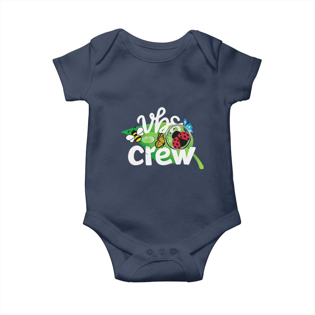 VBS Crew 2025 Baby Onesie Magnified Smallest Insects Adventure Vacation Bible School Squad - Wonder Print Shop