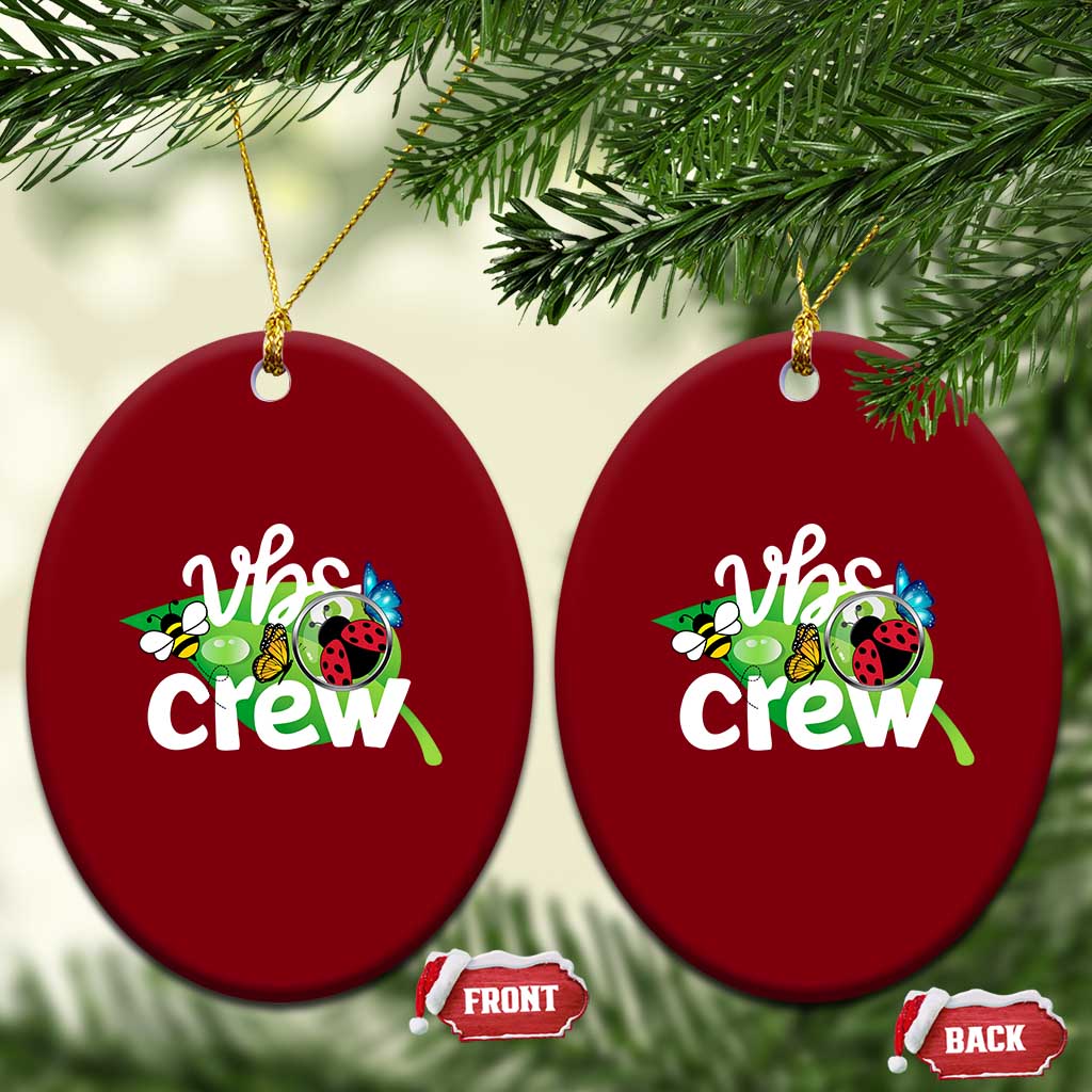 VBS Crew 2025 Ceramic Ornament Magnified Smallest Insects Adventure Vacation Bible School Squad - Wonder Print Shop