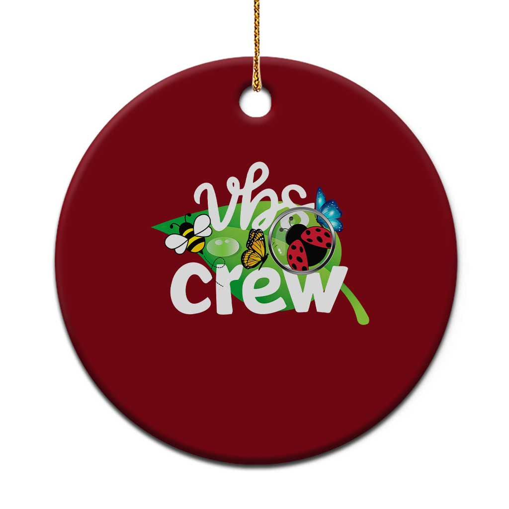 VBS Crew 2025 Ceramic Ornament Magnified Smallest Insects Adventure Vacation Bible School Squad - Wonder Print Shop