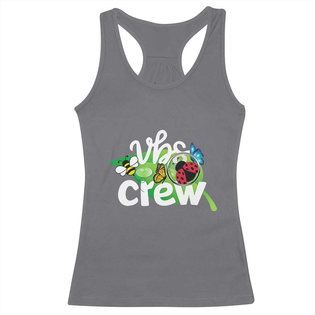 VBS Crew 2025 Racerback Tank Top Magnified Smallest Insects Adventure Vacation Bible School Squad - Wonder Print Shop