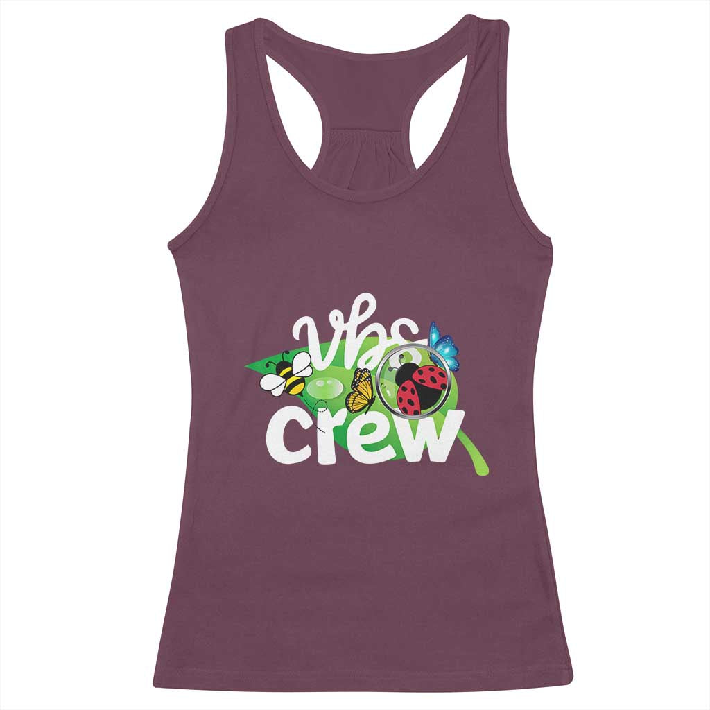 VBS Crew 2025 Racerback Tank Top Magnified Smallest Insects Adventure Vacation Bible School Squad - Wonder Print Shop