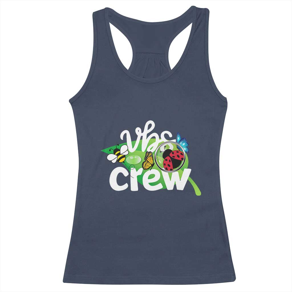 VBS Crew 2025 Racerback Tank Top Magnified Smallest Insects Adventure Vacation Bible School Squad - Wonder Print Shop