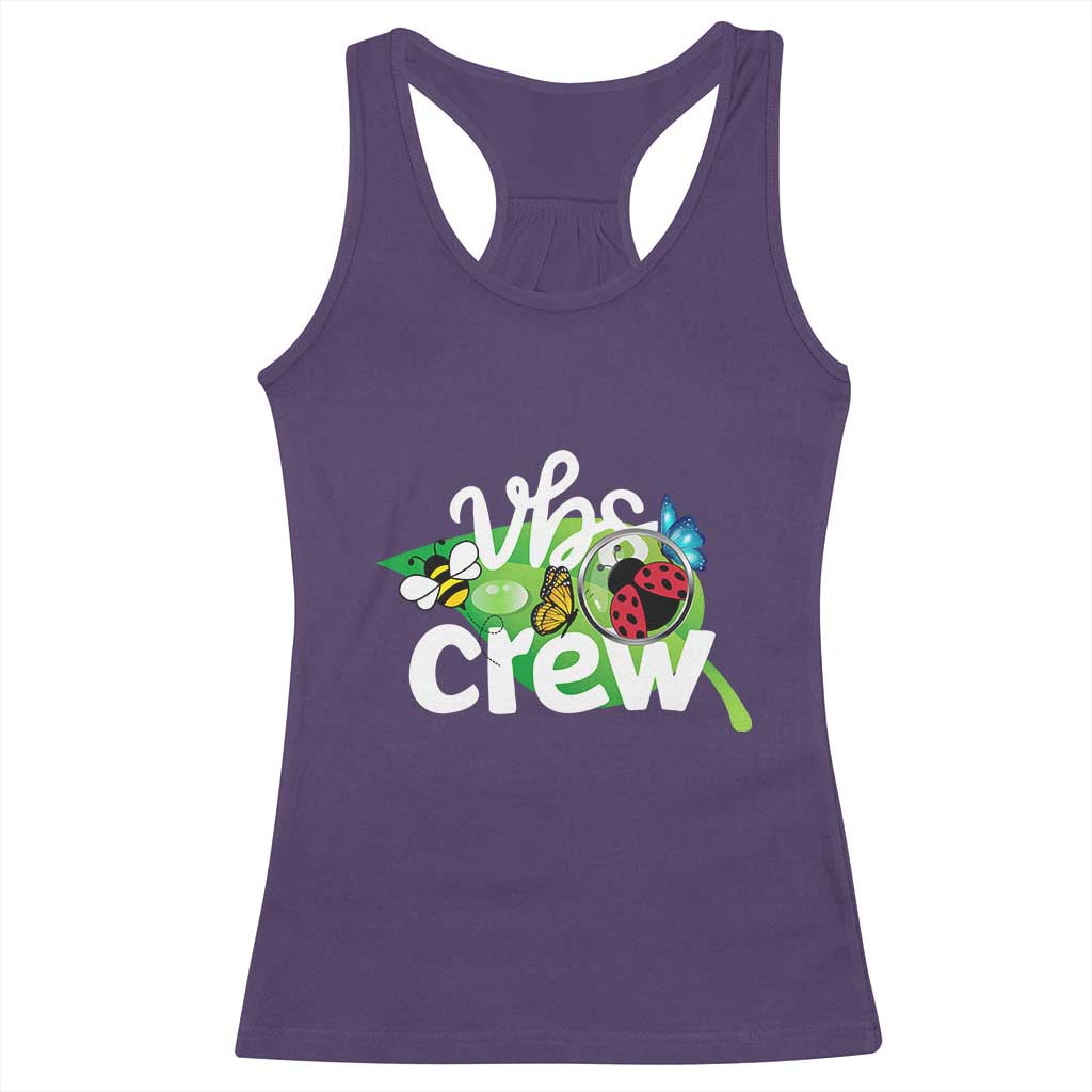 VBS Crew 2025 Racerback Tank Top Magnified Smallest Insects Adventure Vacation Bible School Squad - Wonder Print Shop