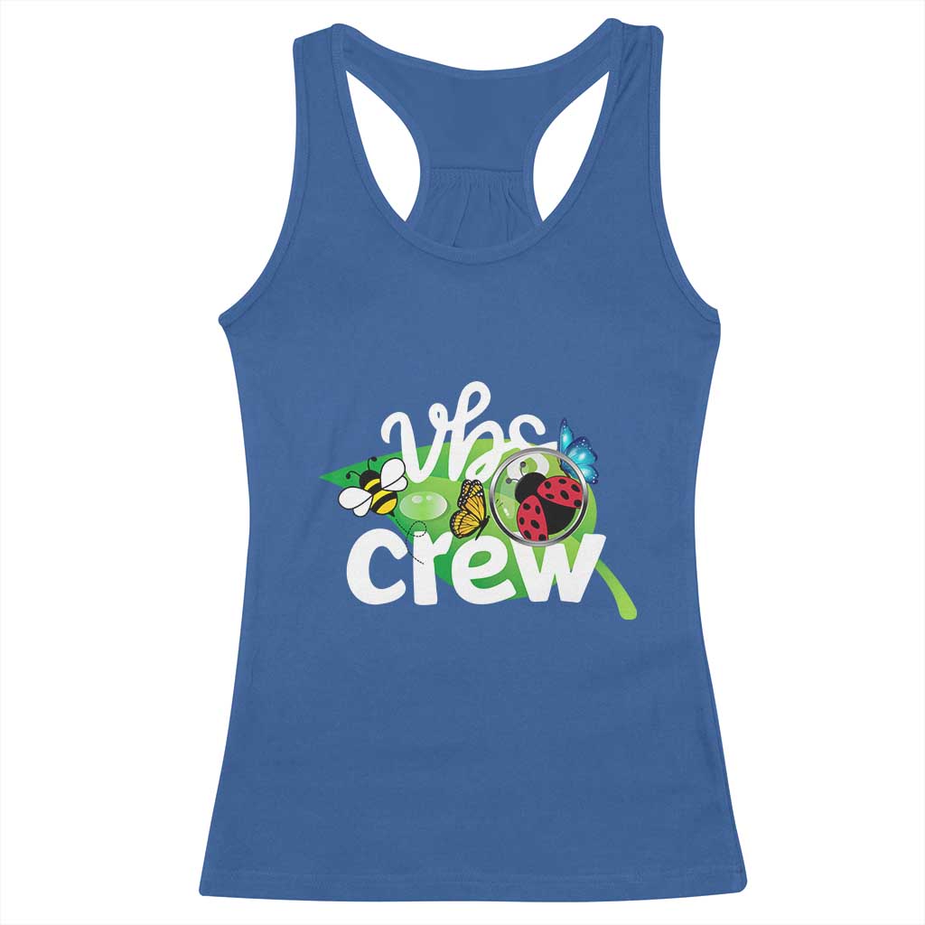 VBS Crew 2025 Racerback Tank Top Magnified Smallest Insects Adventure Vacation Bible School Squad - Wonder Print Shop