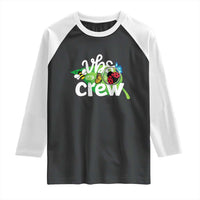 VBS Crew 2025 Raglan Shirt Magnified Smallest Insects Adventure Vacation Bible School Squad - Wonder Print Shop