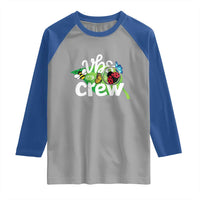VBS Crew 2025 Raglan Shirt Magnified Smallest Insects Adventure Vacation Bible School Squad - Wonder Print Shop