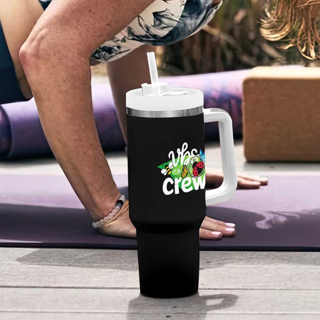 VBS Crew 2025 Tumbler With Handle Magnified Smallest Insects Adventure Vacation Bible School Squad - Wonder Print Shop