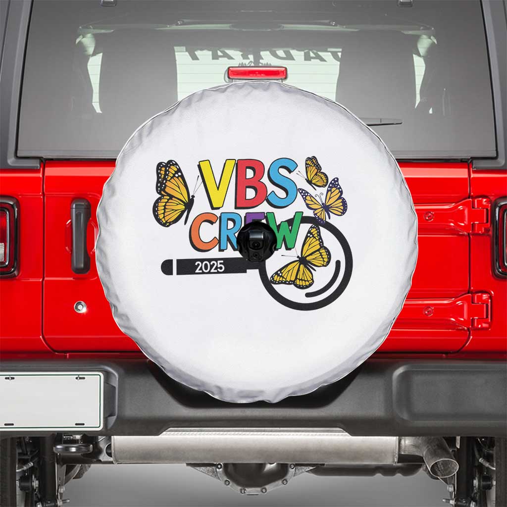 VBS 2025 Spare Tire Cover Magnified Vacation Bible School Butterfly VBS Team