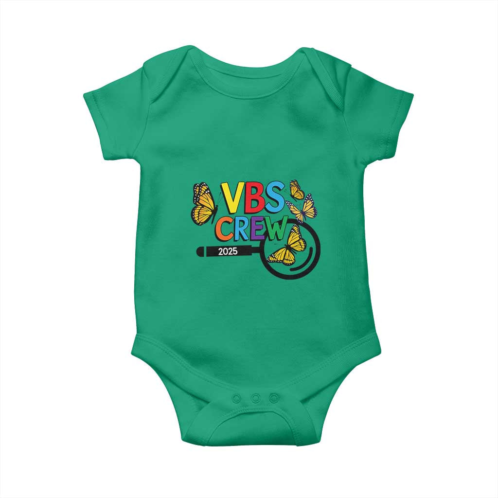VBS 2025 Baby Onesie Magnified Vacation Bible School Butterfly VBS Team