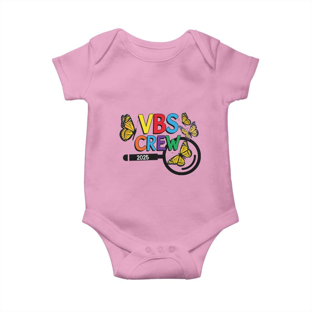 VBS 2025 Baby Onesie Magnified Vacation Bible School Butterfly VBS Team