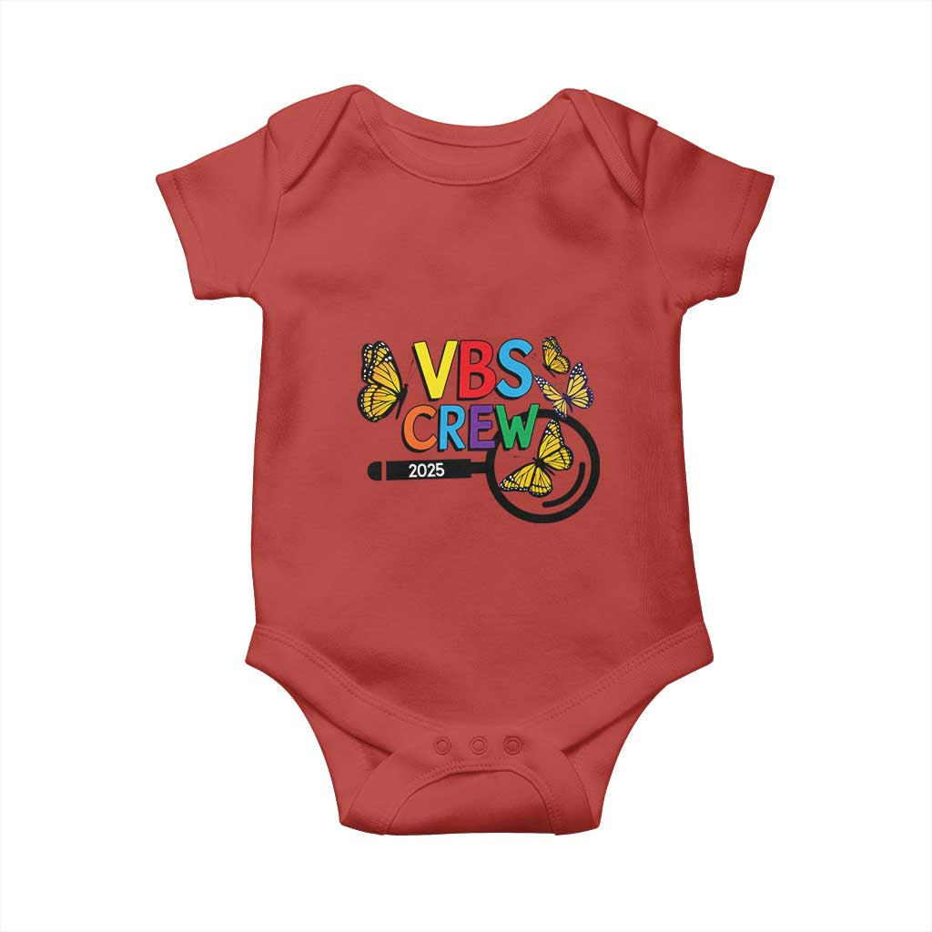VBS 2025 Baby Onesie Magnified Vacation Bible School Butterfly VBS Team
