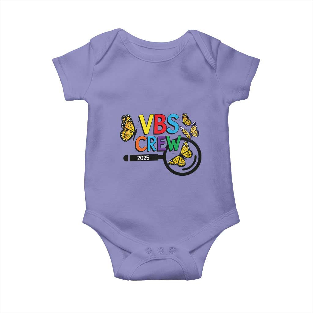 VBS 2025 Baby Onesie Magnified Vacation Bible School Butterfly VBS Team