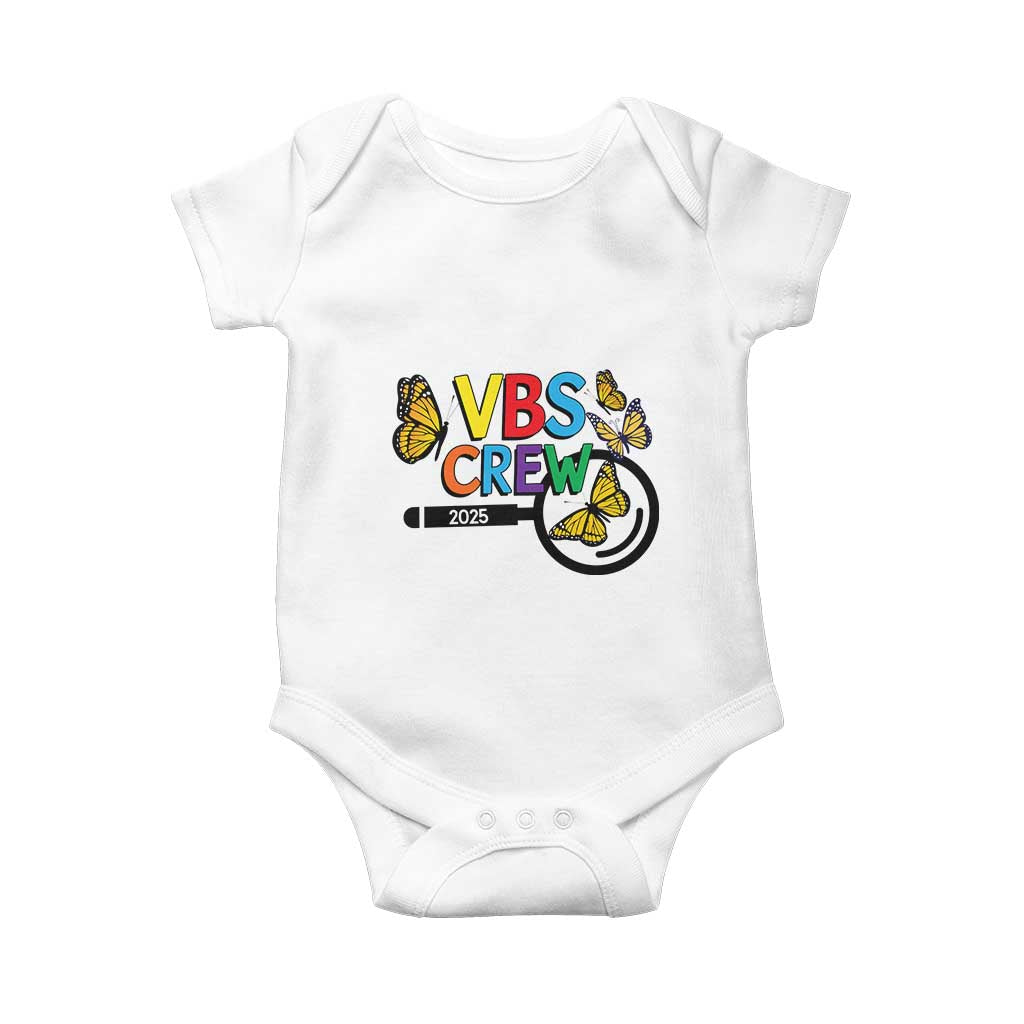 VBS 2025 Baby Onesie Magnified Vacation Bible School Butterfly VBS Team