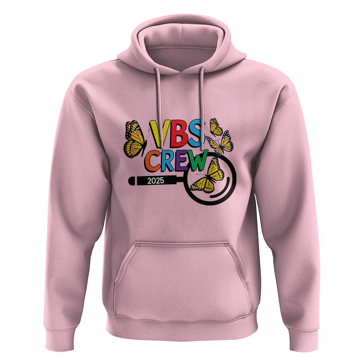 VBS 2025 Hoodie Magnified Vacation Bible School Butterfly VBS Team