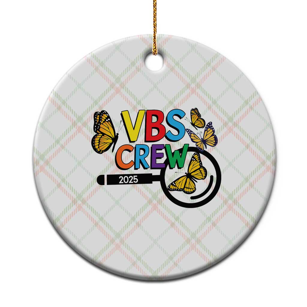 VBS 2025 Ceramic Ornament Magnified Vacation Bible School Butterfly VBS Team - Wonder Print Shop