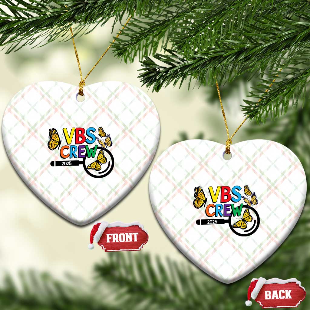 VBS 2025 Ceramic Ornament Magnified Vacation Bible School Butterfly VBS Team - Wonder Print Shop