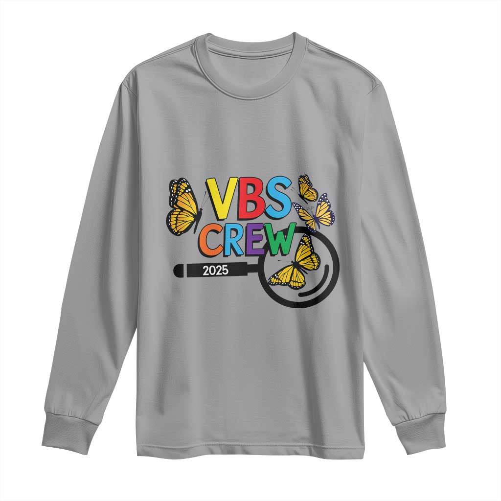 VBS 2025 Long Sleeve Shirt Magnified Vacation Bible School Butterfly VBS Team