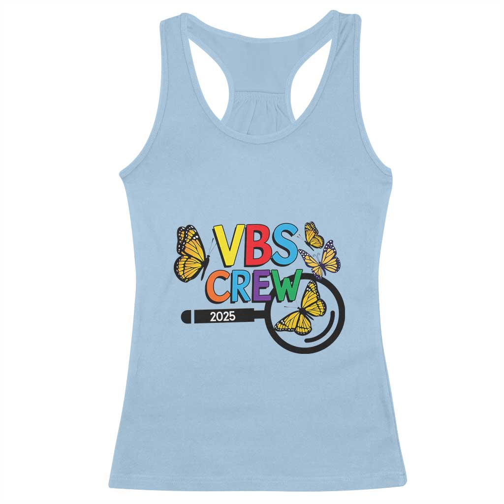 VBS 2025 Racerback Tank Top Magnified Vacation Bible School Butterfly VBS Team