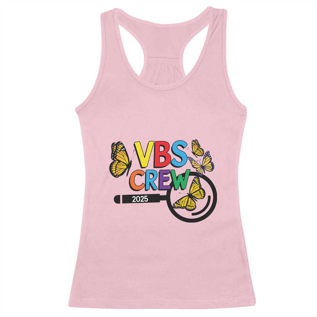 VBS 2025 Racerback Tank Top Magnified Vacation Bible School Butterfly VBS Team
