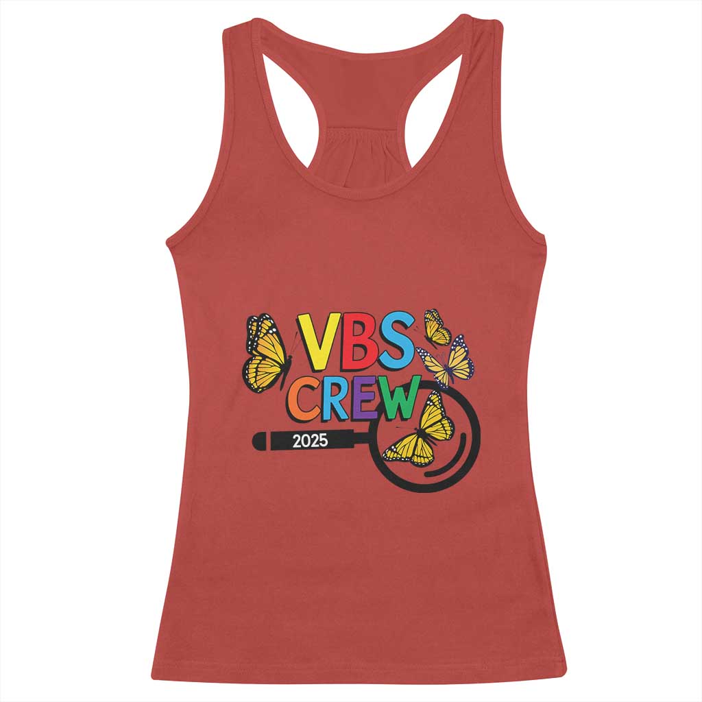 VBS 2025 Racerback Tank Top Magnified Vacation Bible School Butterfly VBS Team
