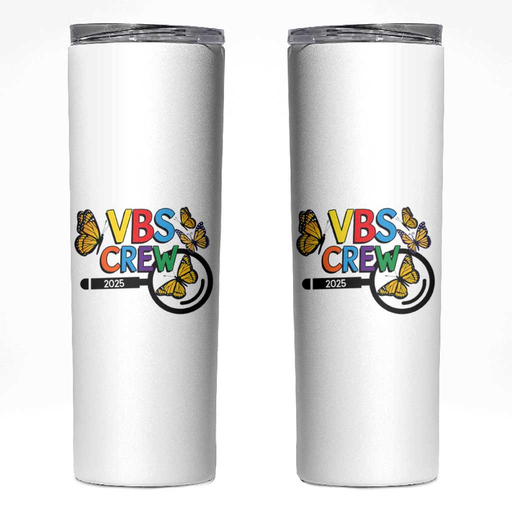 VBS 2025 Skinny Tumbler Magnified Vacation Bible School Butterfly VBS Team