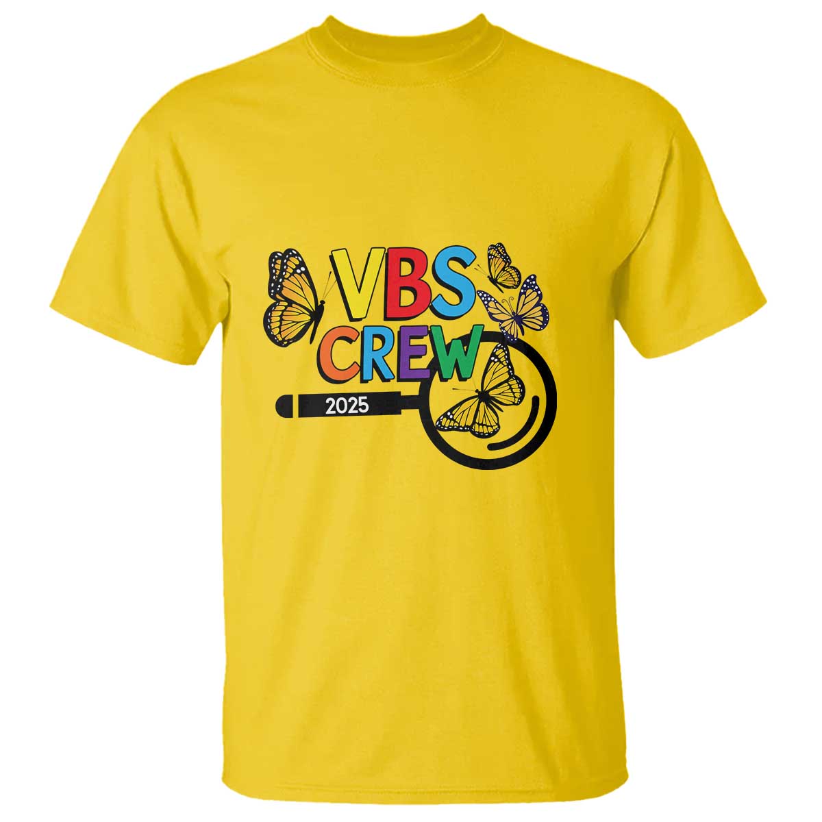 VBS 2025 T Shirt Magnified Vacation Bible School Butterfly VBS Team