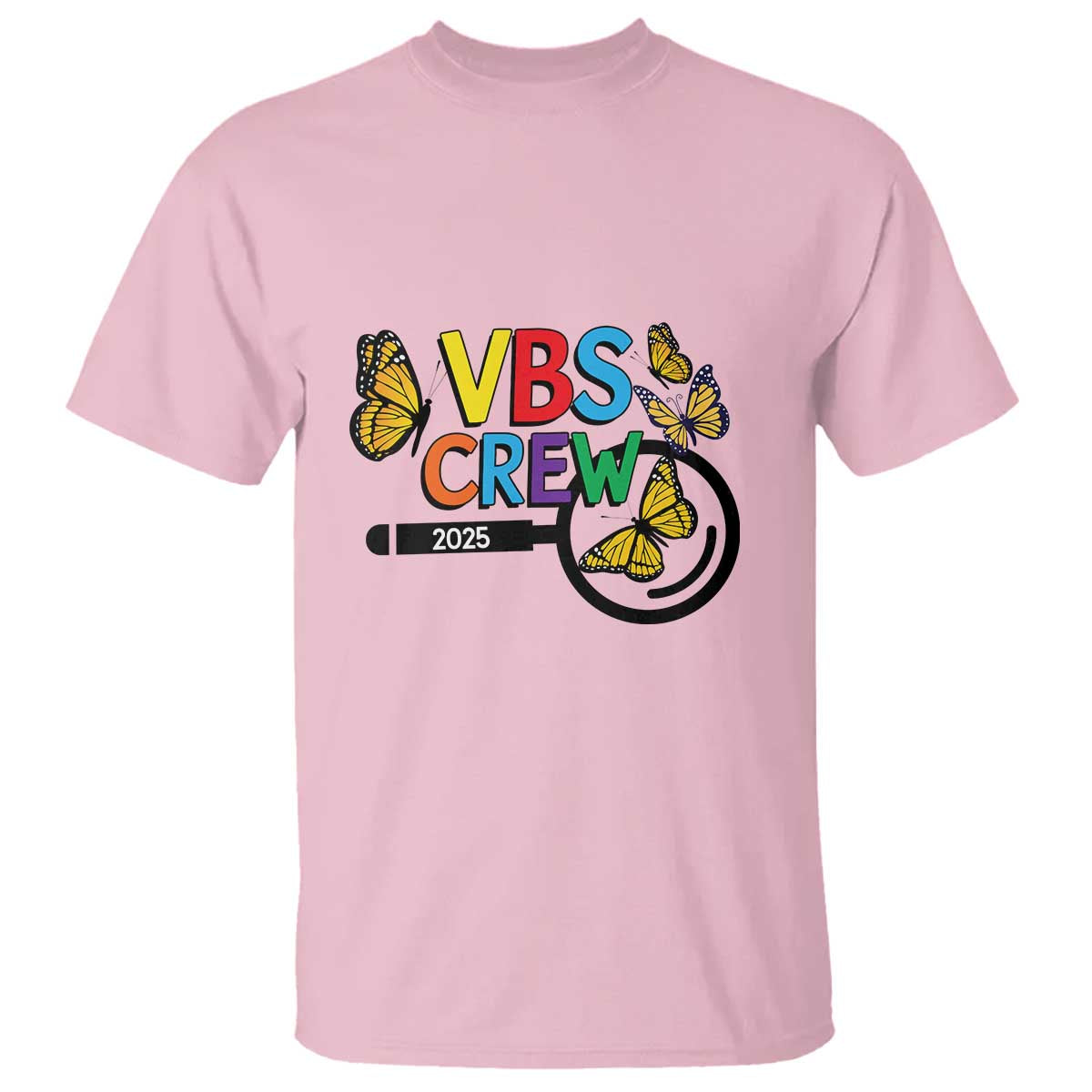 VBS 2025 T Shirt Magnified Vacation Bible School Butterfly VBS Team