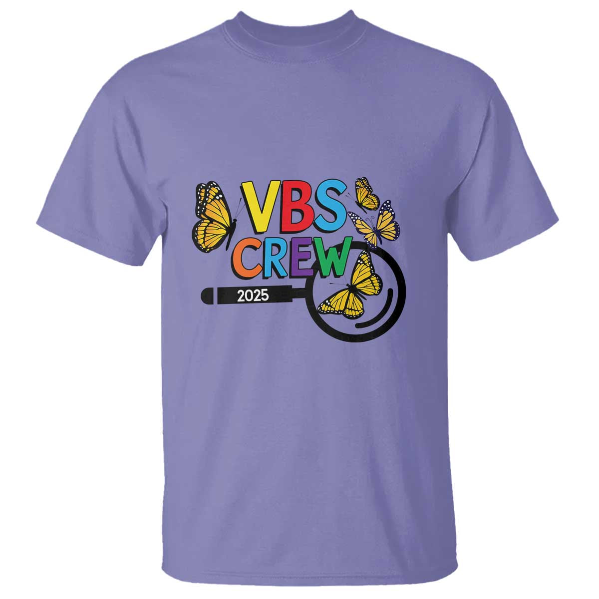 VBS 2025 T Shirt Magnified Vacation Bible School Butterfly VBS Team