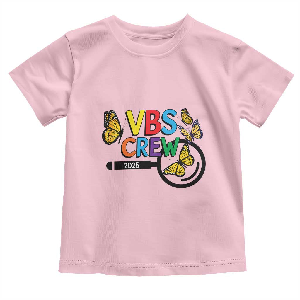 VBS 2025 Toddler T Shirt Magnified Vacation Bible School Butterfly VBS Team