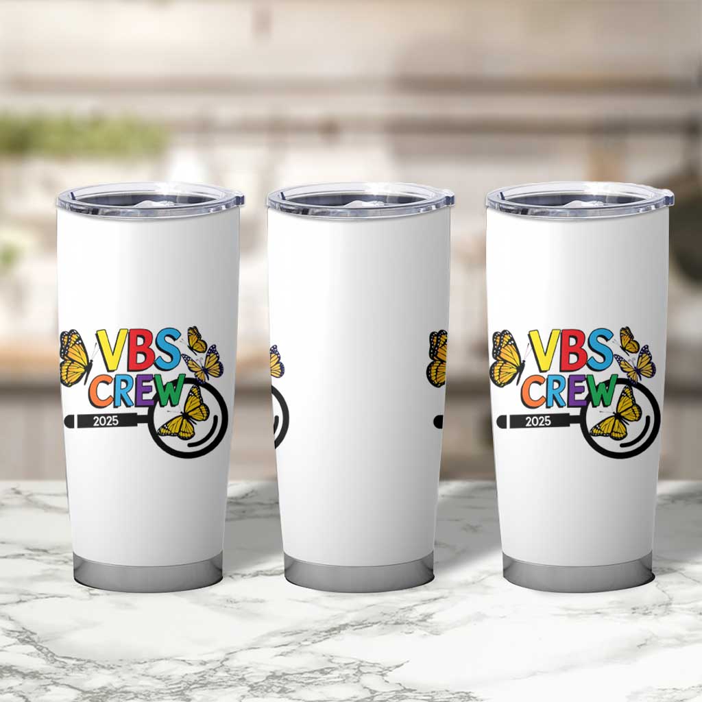 VBS 2025 Tumbler Cup Magnified Vacation Bible School Butterfly VBS Team