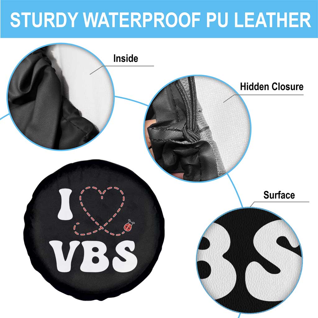 I Love VBS 2025 Spare Tire Cover Vacation Bible School Ladybug VBS Team