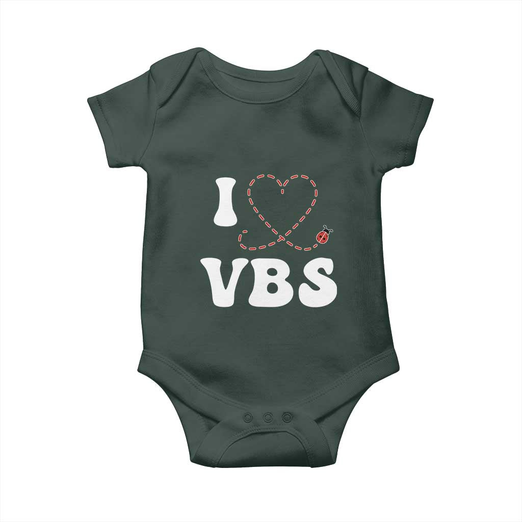 I Love VBS 2025 Baby Onesie Vacation Bible School Ladybug VBS Team