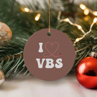 I Love VBS 2025 Ceramic Ornament Vacation Bible School Ladybug VBS Team - Wonder Print Shop