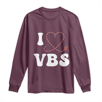 I Love VBS 2025 Long Sleeve Shirt Vacation Bible School Ladybug VBS Team