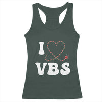 I Love VBS 2025 Racerback Tank Top Vacation Bible School Ladybug VBS Team