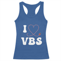 I Love VBS 2025 Racerback Tank Top Vacation Bible School Ladybug VBS Team