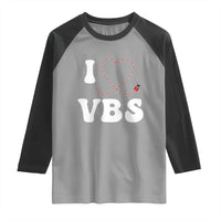 I Love VBS 2025 Raglan Shirt Vacation Bible School Ladybug VBS Team