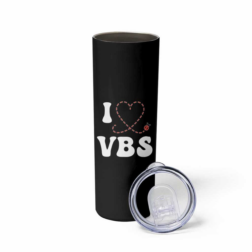 I Love VBS 2025 Skinny Tumbler Vacation Bible School Ladybug VBS Team