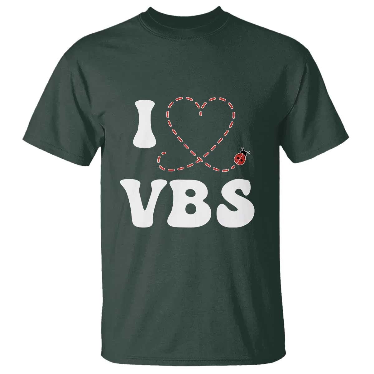 I Love VBS 2025 T Shirt Vacation Bible School Ladybug VBS Team
