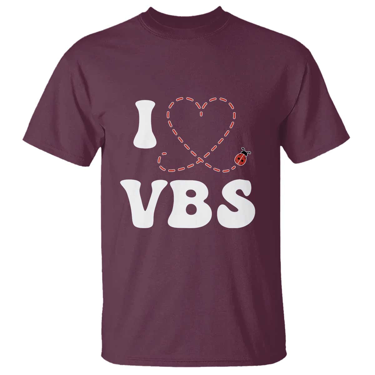 I Love VBS 2025 T Shirt Vacation Bible School Ladybug VBS Team