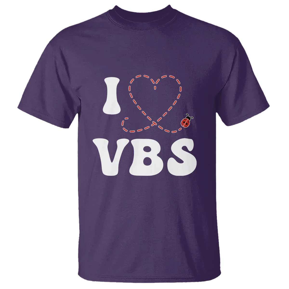 I Love VBS 2025 T Shirt Vacation Bible School Ladybug VBS Team