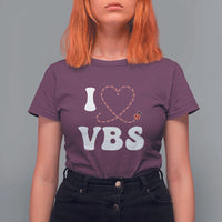 I Love VBS 2025 T Shirt For Women Vacation Bible School Ladybug VBS Team