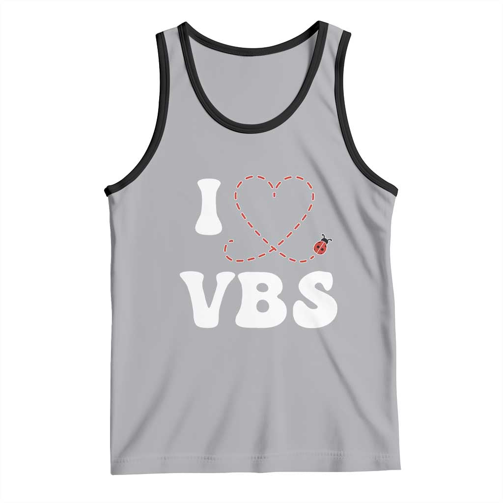 I Love VBS 2025 Tank Top Vacation Bible School Ladybug VBS Team