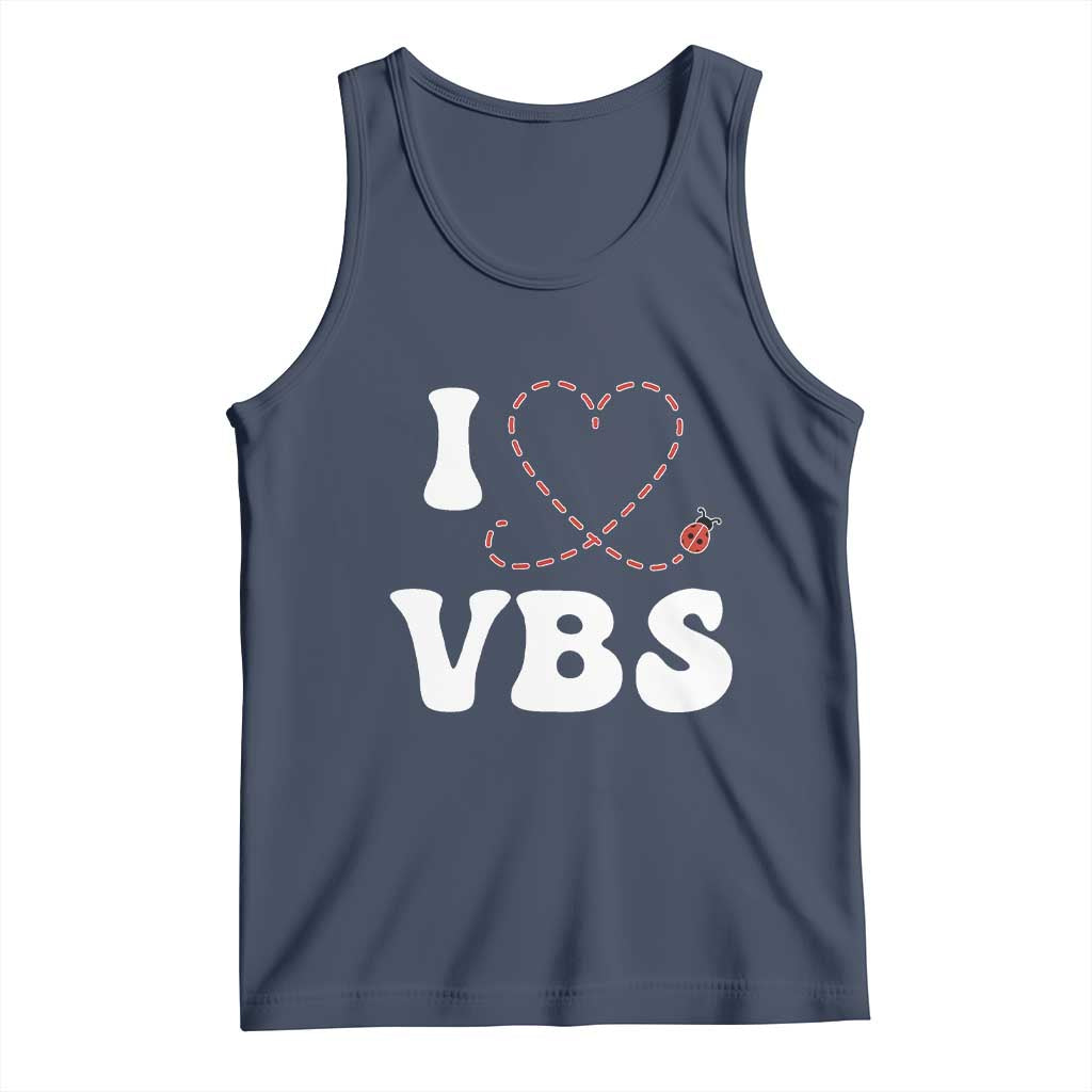 I Love VBS 2025 Tank Top Vacation Bible School Ladybug VBS Team