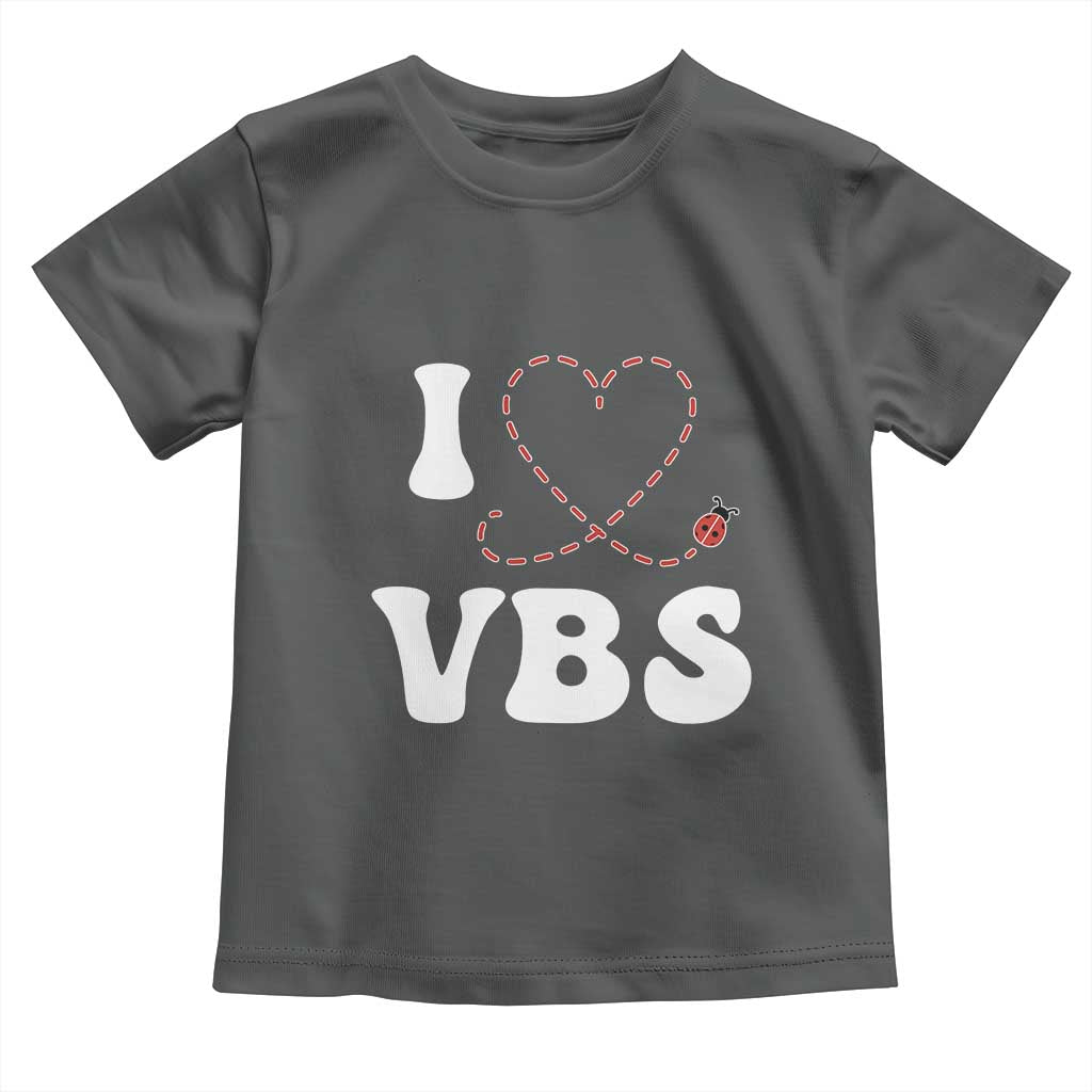 I Love VBS 2025 Toddler T Shirt Vacation Bible School Ladybug VBS Team