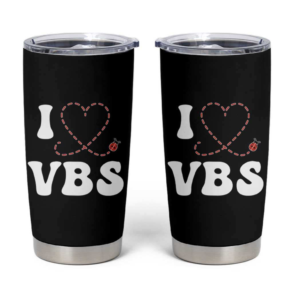 I Love VBS 2025 Tumbler Cup Vacation Bible School Ladybug VBS Team