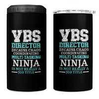 VBS Director 4 in 1 Can Cooler Tumbler Vacation Bible School Christian Teacher