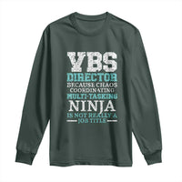 VBS Director Long Sleeve Shirt Vacation Bible School Christian Teacher